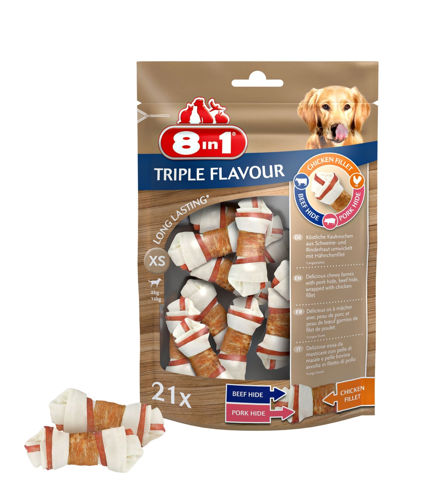 8in1 TRIPLE FLAVOUR XS