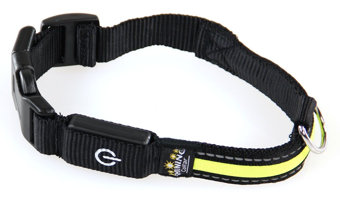 swisspet Leuchthalsband Fluo S gelb