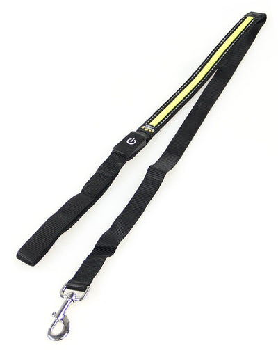 swisspet Leucht-Hundeleine Fluo gelb