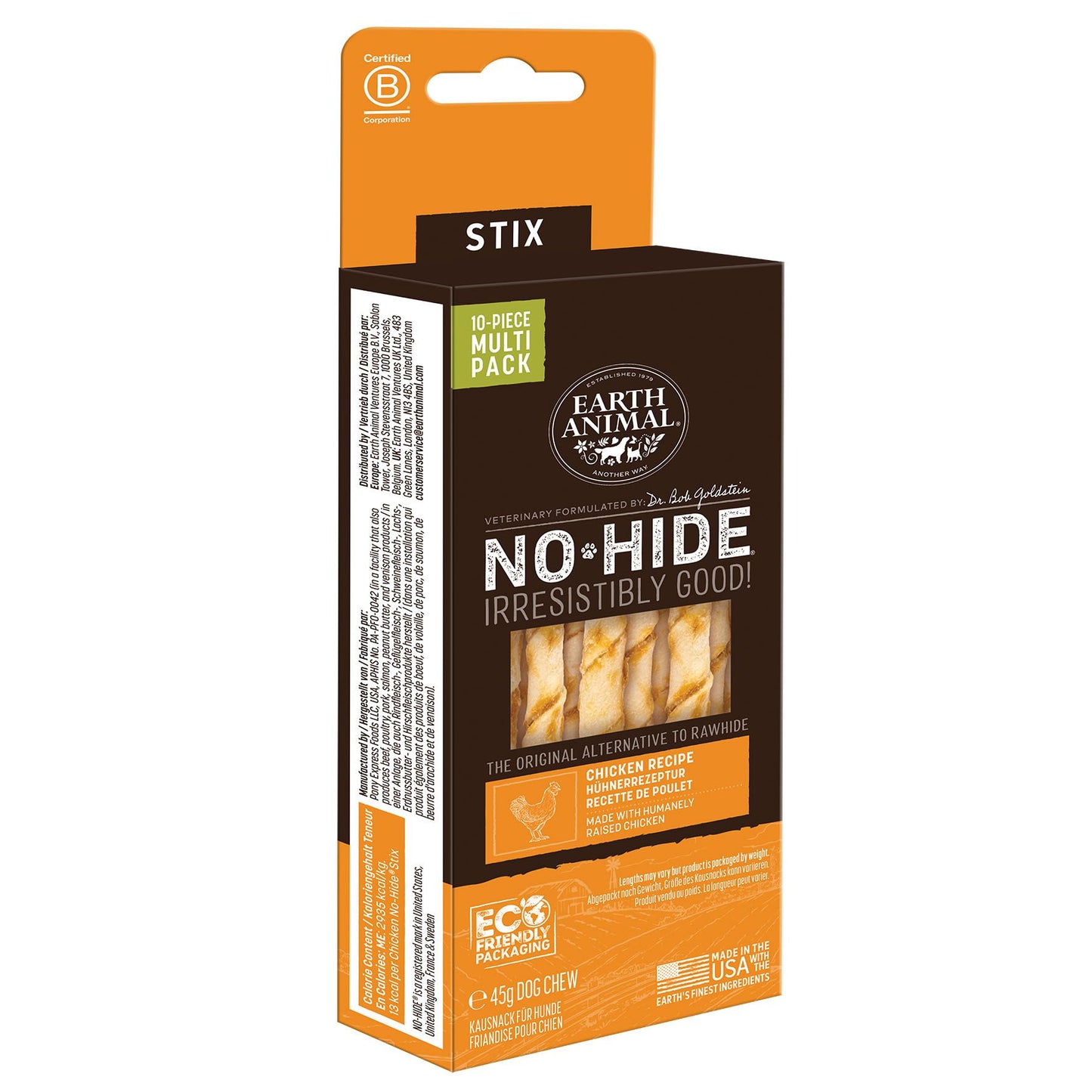 No-Hide Huhn Chew, STIX
