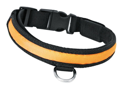 SP Nylon Leuchthalsband S 25/300-400mm