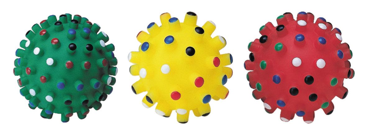 swisspet Vinyl Ball mit Noppen D=7cm