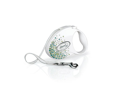 Flexi Glam Splash Leaf S, Pearl-white