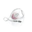 Flexi Glam Splash Pink S, Pearl-white