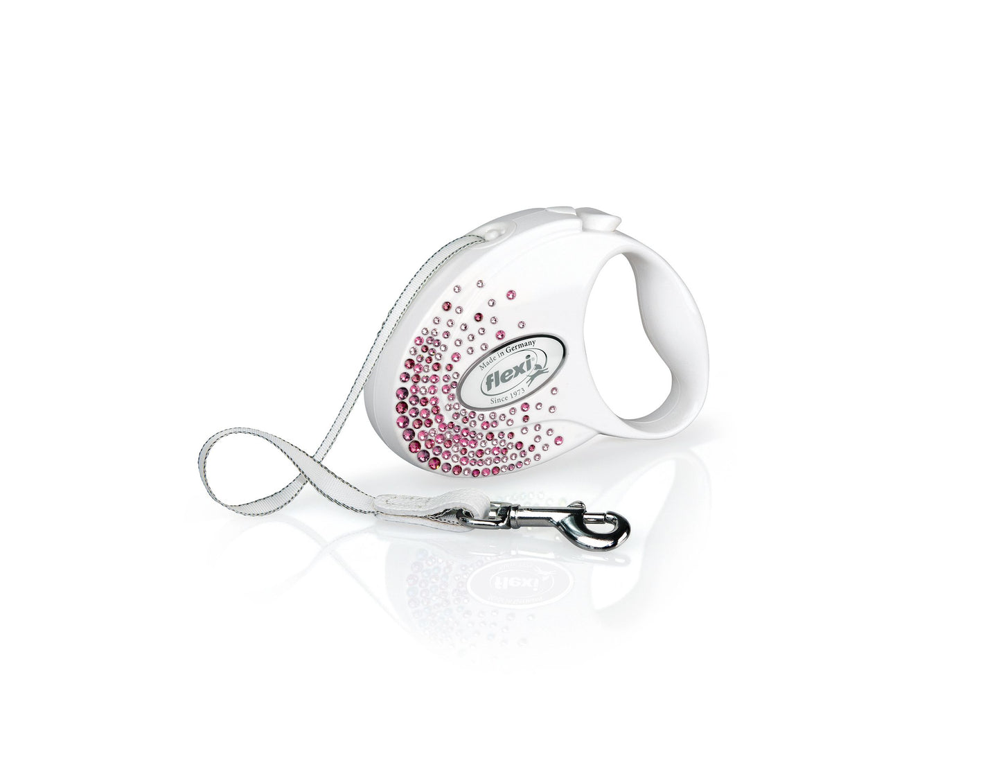 Flexi Glam Splash Pink S, Pearl-white