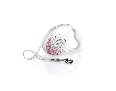 Flexi Glam Splash Pink S, Pearl-white
