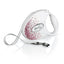 Flexi Glam Splash Pink S, Pearl-white