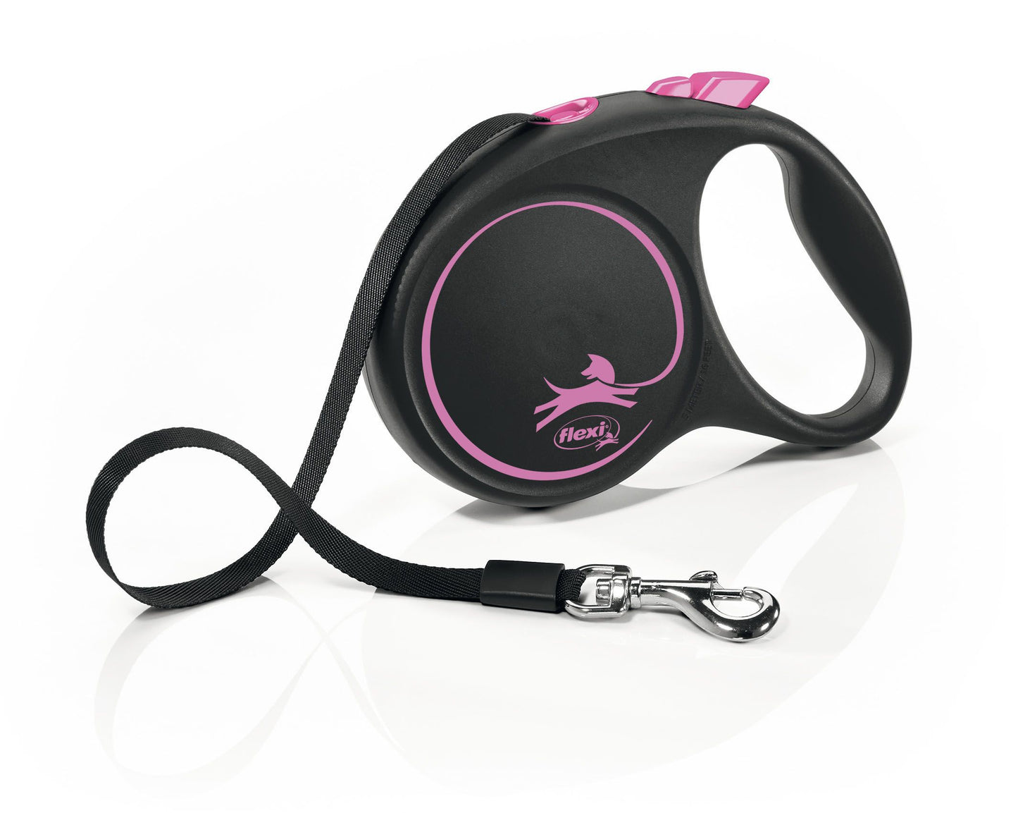 Flexi Black Design S Gurt 5m pink