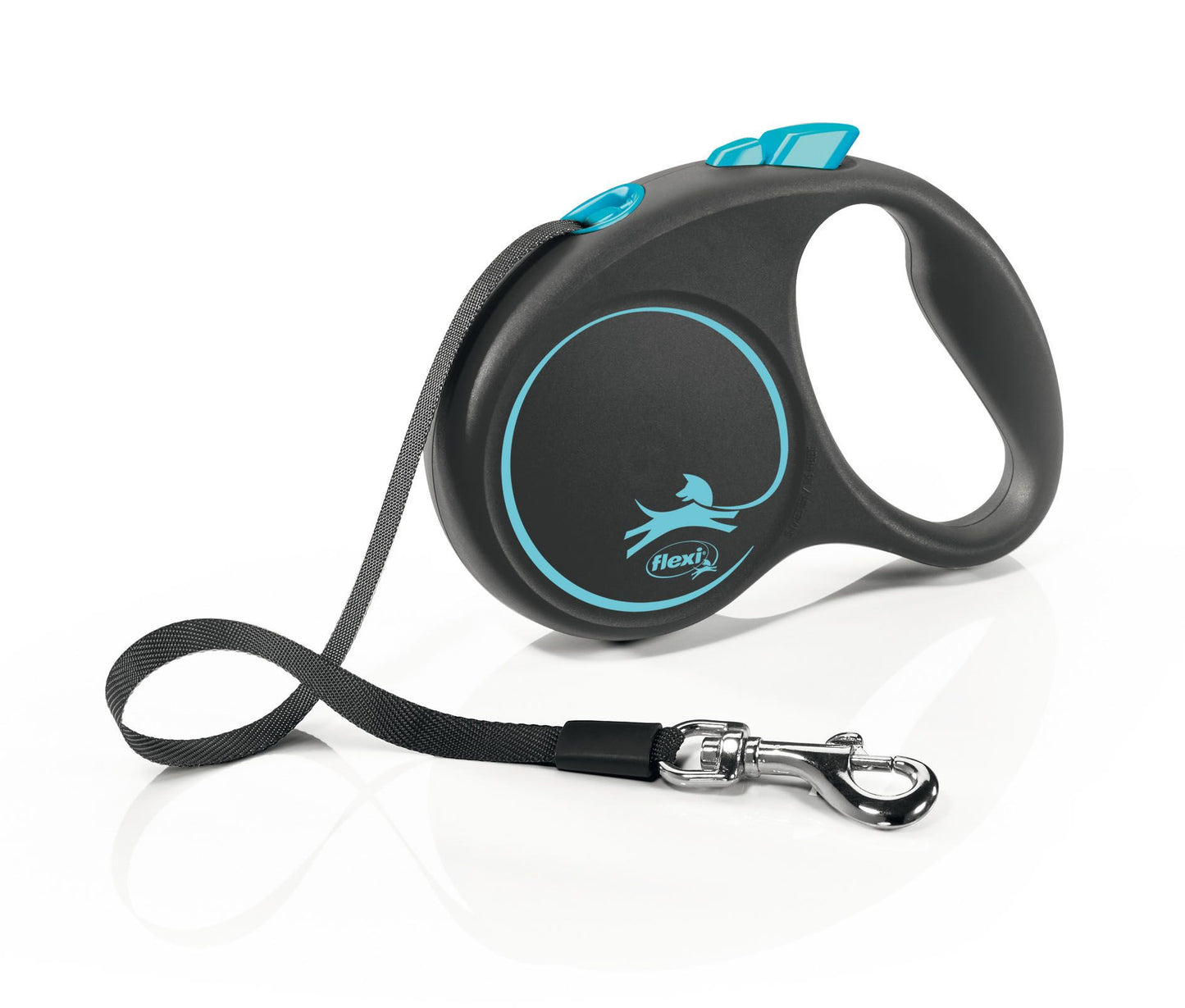 Flexi Black Design S Gurt 5m blau