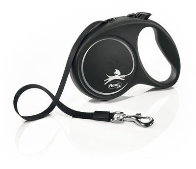 Flexi Black Design S Gurt 5m silber
