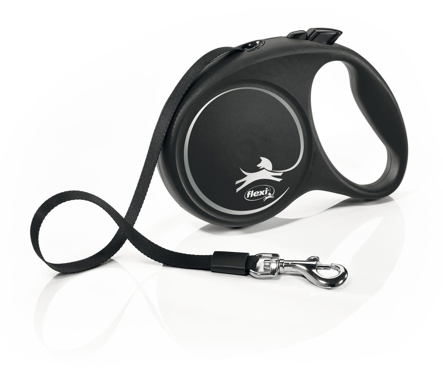 Flexi Black Design S Gurt 5m silber
