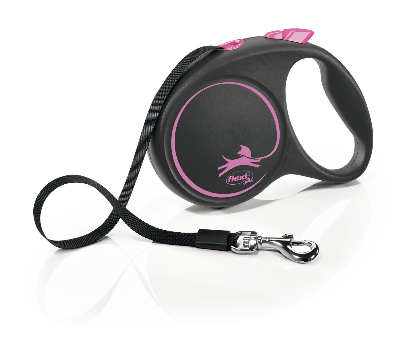 Flexi Black Design S Gurt 5m pink