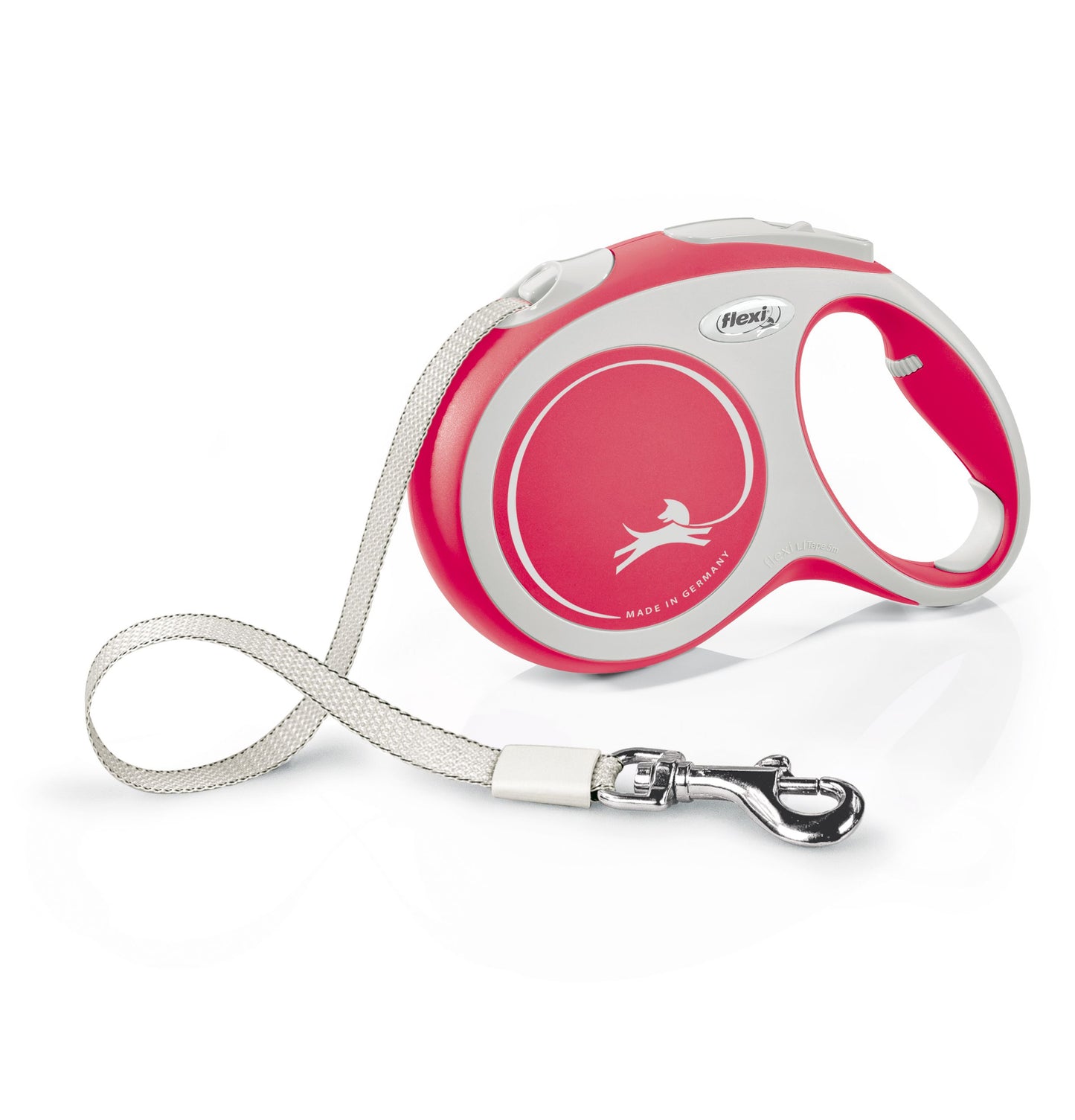 Flexi New Comfort L Gurt 5m rot