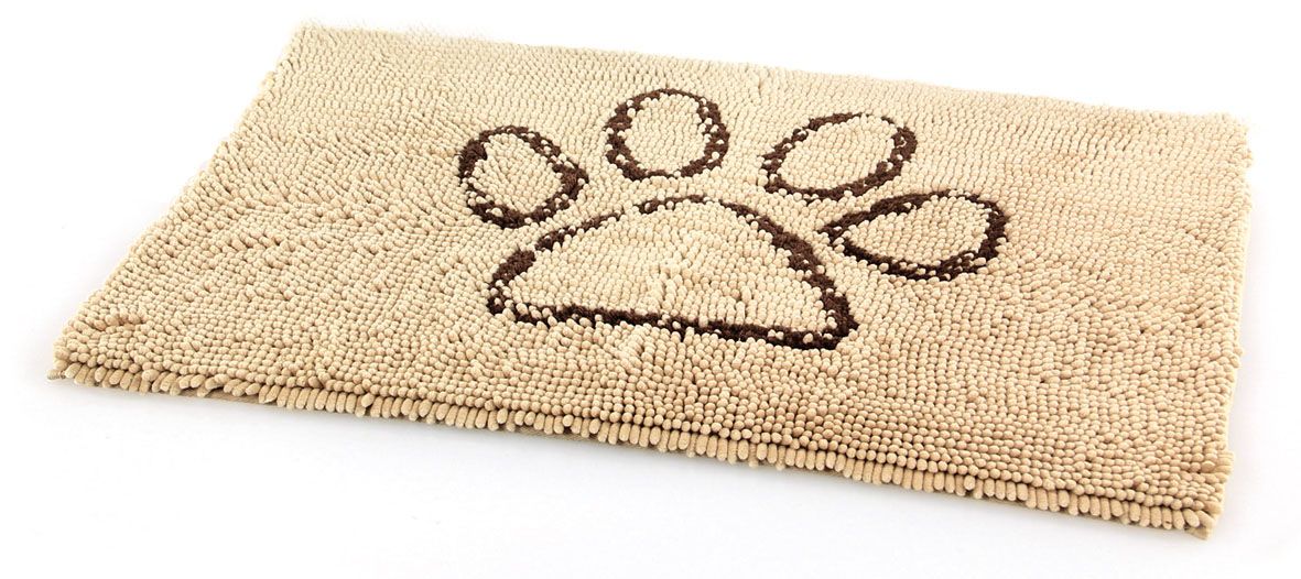 Teppichvorleger Chenille, braune Pfote