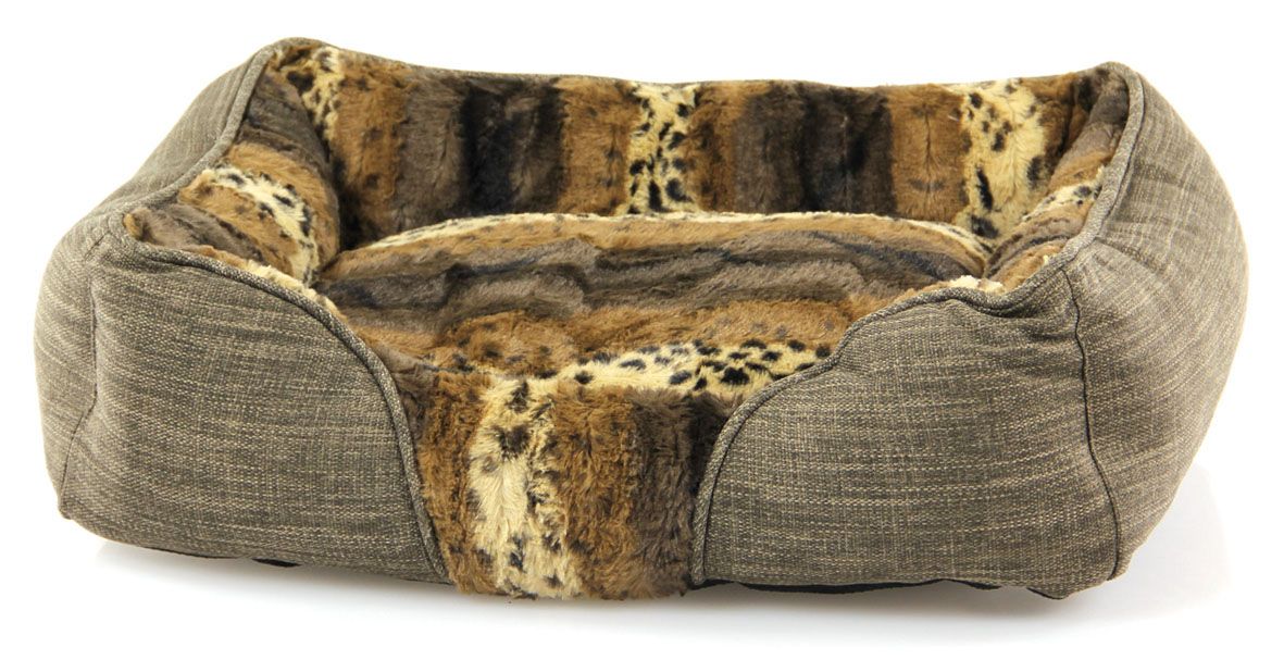 Hundebett Samara 61x41x20cm braun