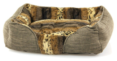 Hundebett Samara 61x41x20cm braun