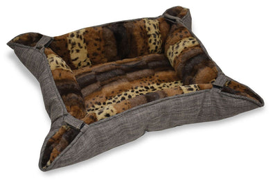 Hunde- & Katzenbett Kasan, leopard