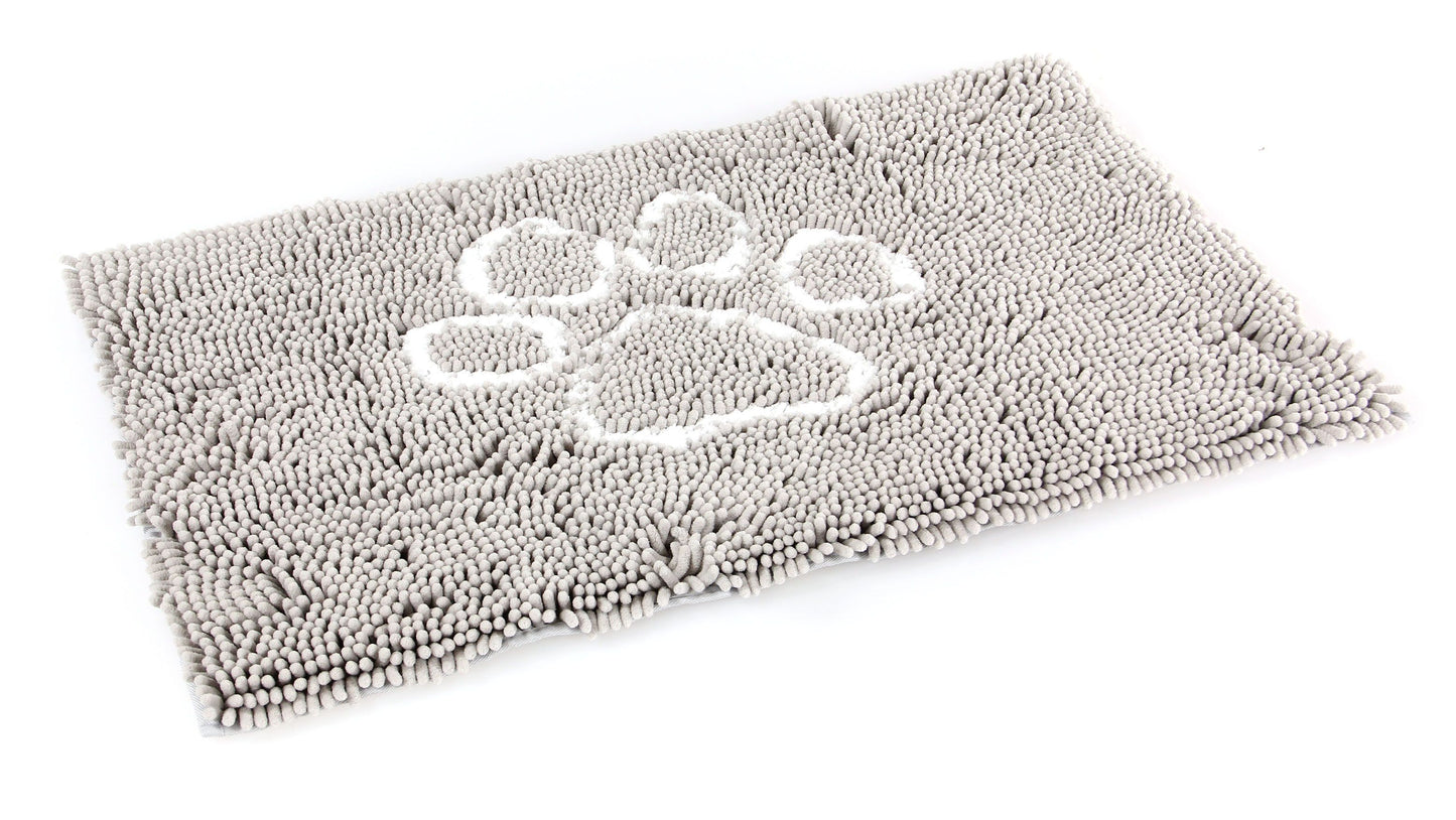 Teppichvorlage Chenille, weiss Pfote