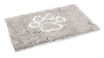 Teppichvorlage Chenille, weiss Pfote