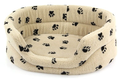 swisspet Hundebett Pfötchen M beige