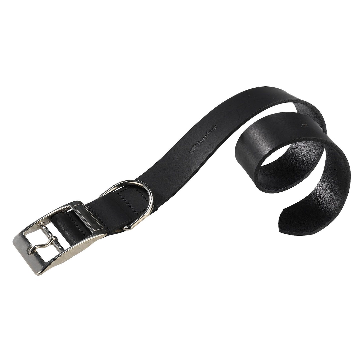 Lederhalsband Natural Black C30/55