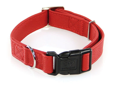 SP Lederhalsband Invito rot Gr.