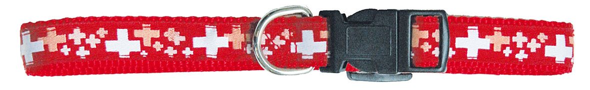 SwissLine Halsband 19mm/32-52cm reflekt.