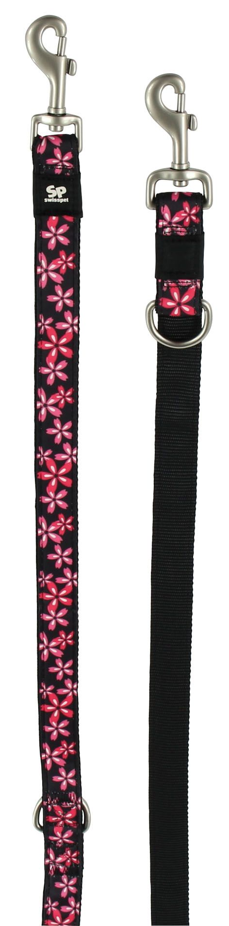 TrendLine Führleine Flower, 15mm, rosa