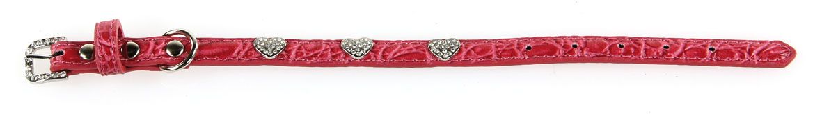 TrendLine Halsband 3 Herzen XS schwarz