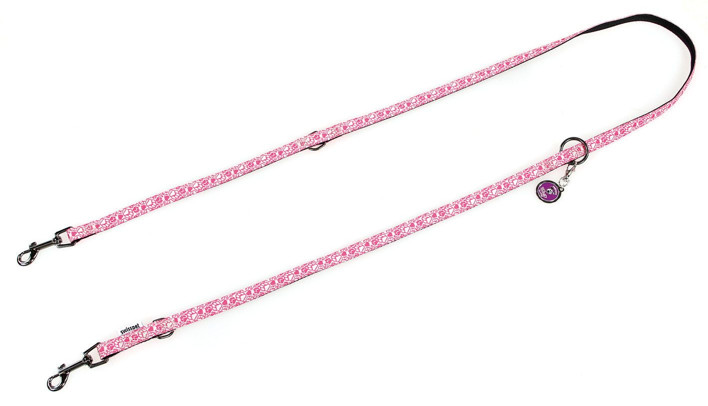 TrendLine Führerleine LOVE, 20mm, weiss