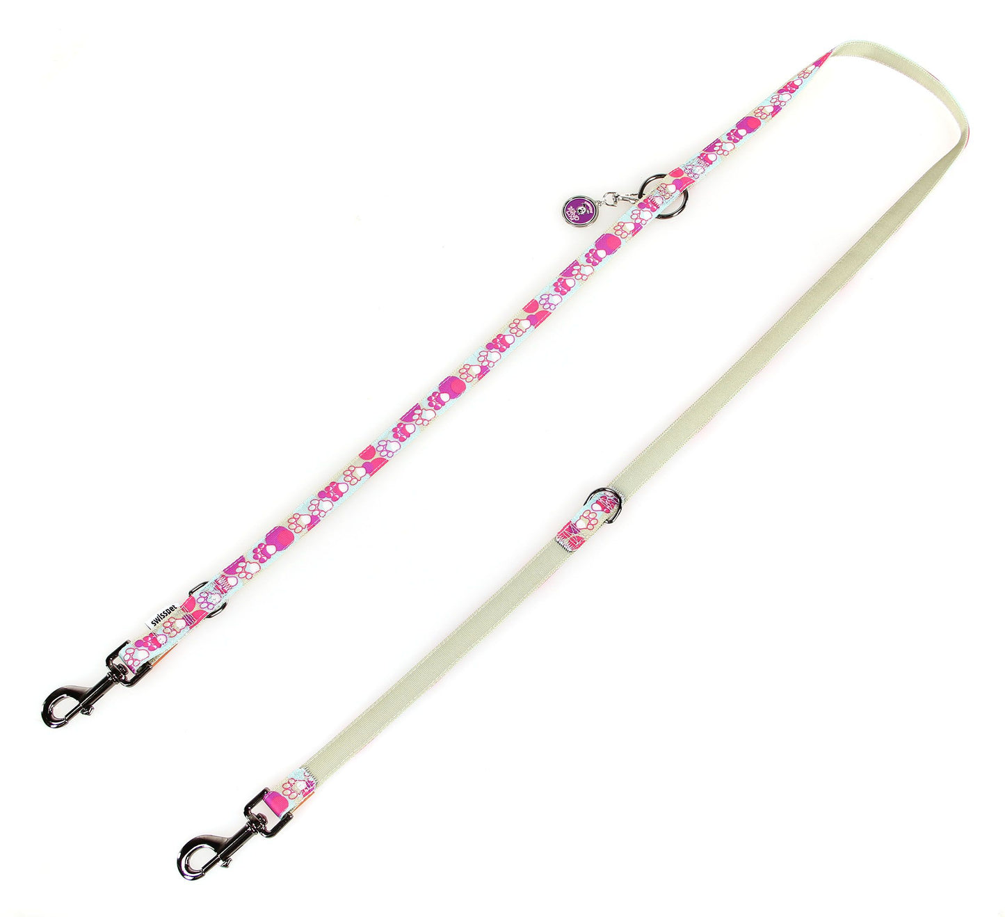 TrendLine Führleine Funny Grau, 15mm,
