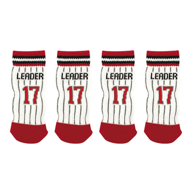 Hundesocken mit Anti-Slip Leader S rot