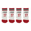 Hundesocken mit Anti-Slip Leader S rot