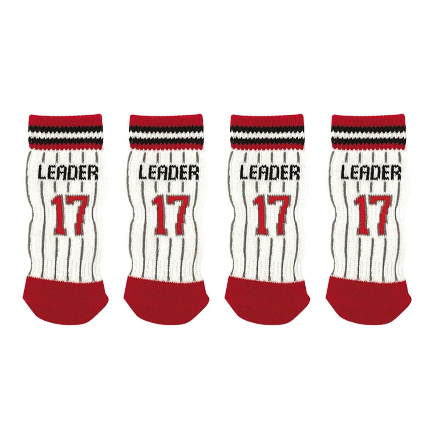 Hundesocken mit Anti-Slip Leader S rot