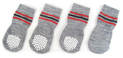 Hundesocken mit Anti-Slip Grey-Step,