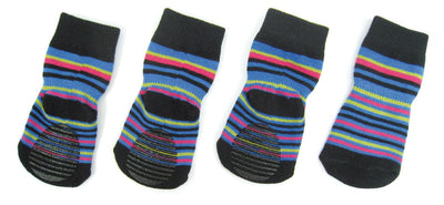 Hundesocken mit Anti-Slip Blues,