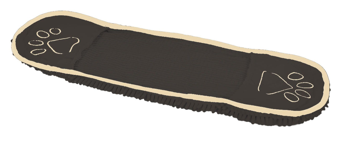 Trocken- &Pflegetuch Chenille Plus braun
