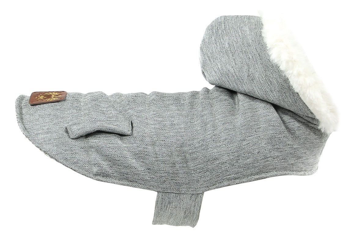 Trendline Hundemantel Westside, XS grau