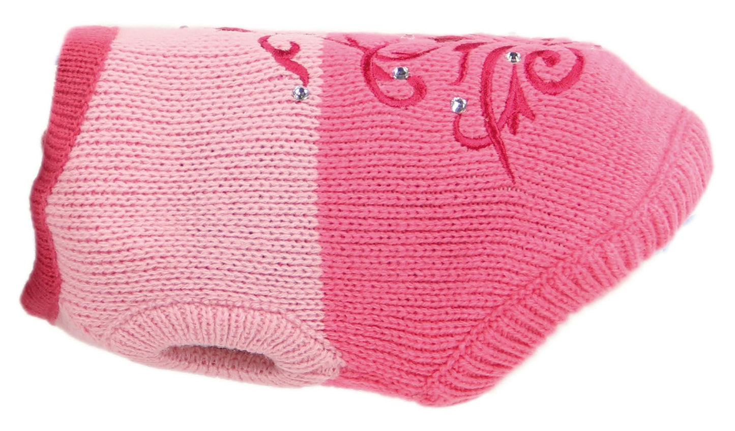 TrendLine Hundepullover Pearly, XS pink