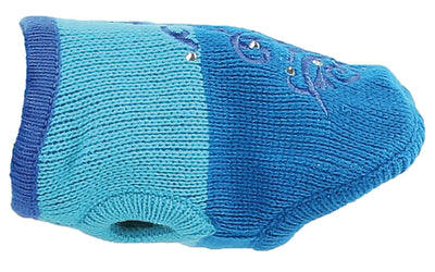 Hundepullover Pearly XS hellblau