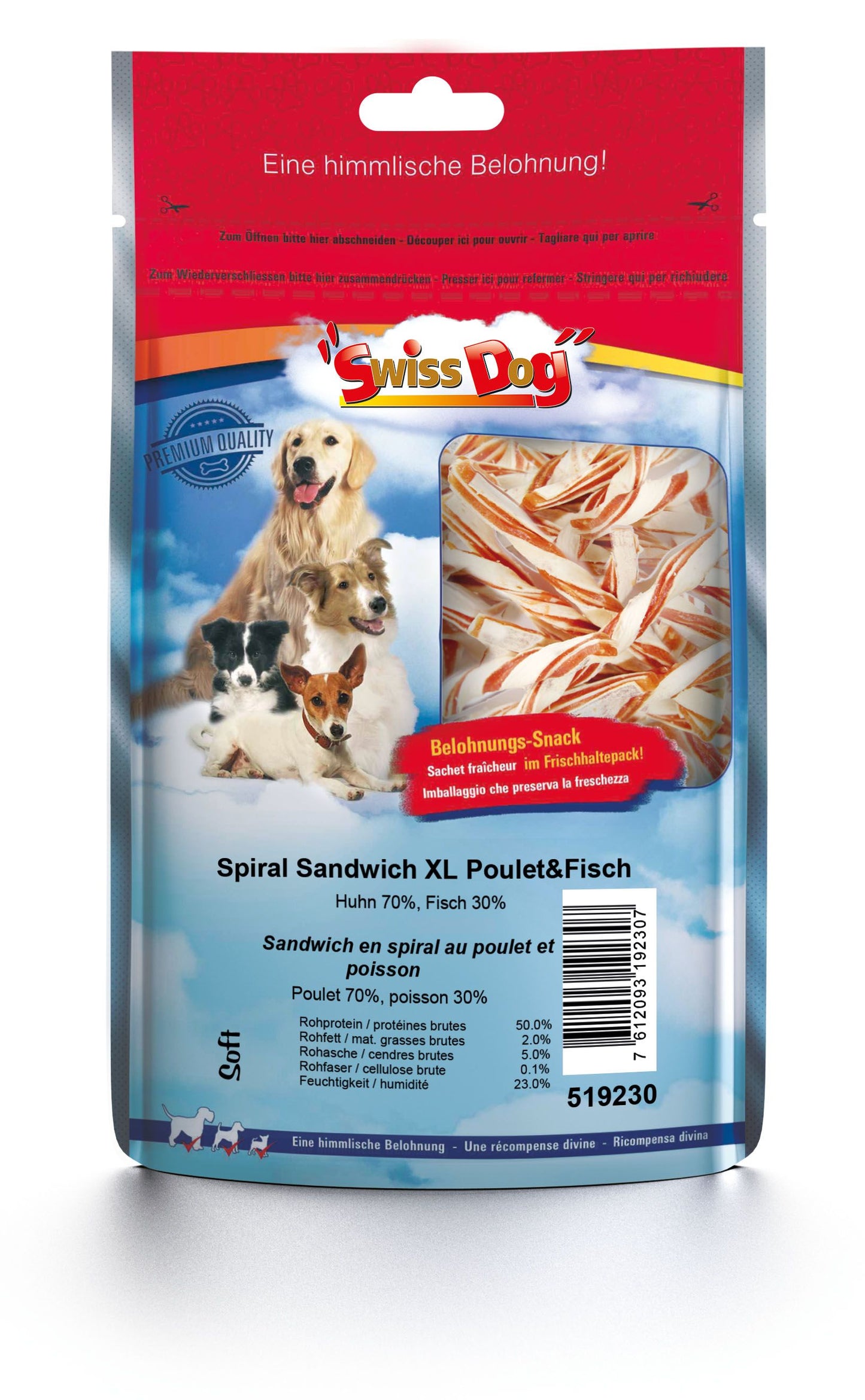 SD Spiral Sandwich XL Chicken & Fish