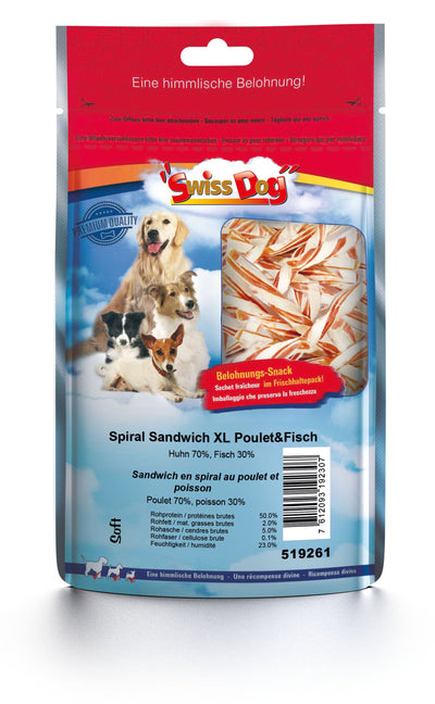 SD Spiral Sandwich XL Chicken & Fish