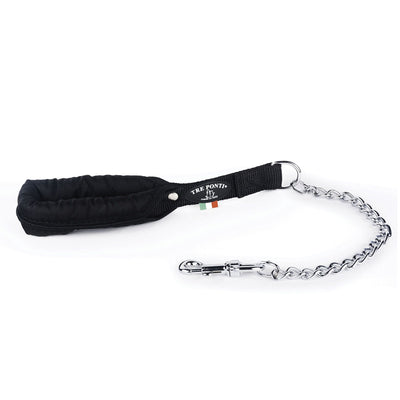 TrePonti Leine mit Kette Schwarz