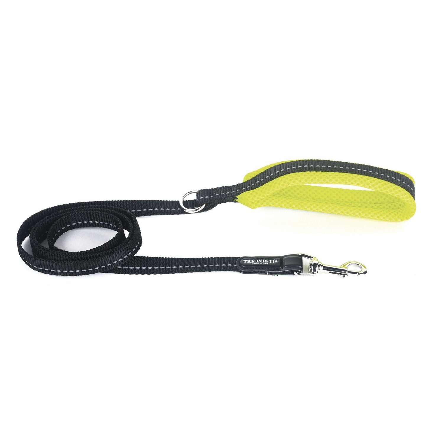 TrePonti Leine Fluo Schwarz&Gelb
