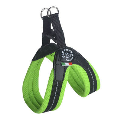 TrePonti Geschirr Fluo Netzstoff Grün 1
