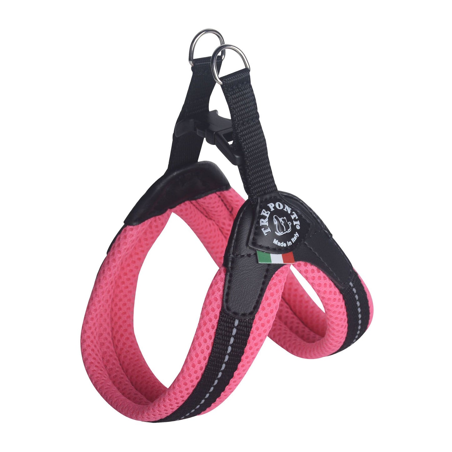 TrePonti Geschirr Fluo Netzst. Pink 3,5