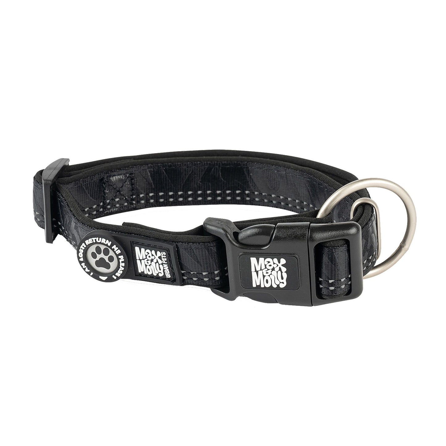 Max&Molly Smart ID Collar schwarz/XS