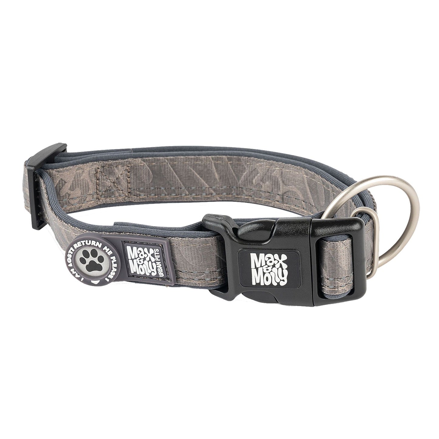 Max&Molly Smart ID Collar stein/XS