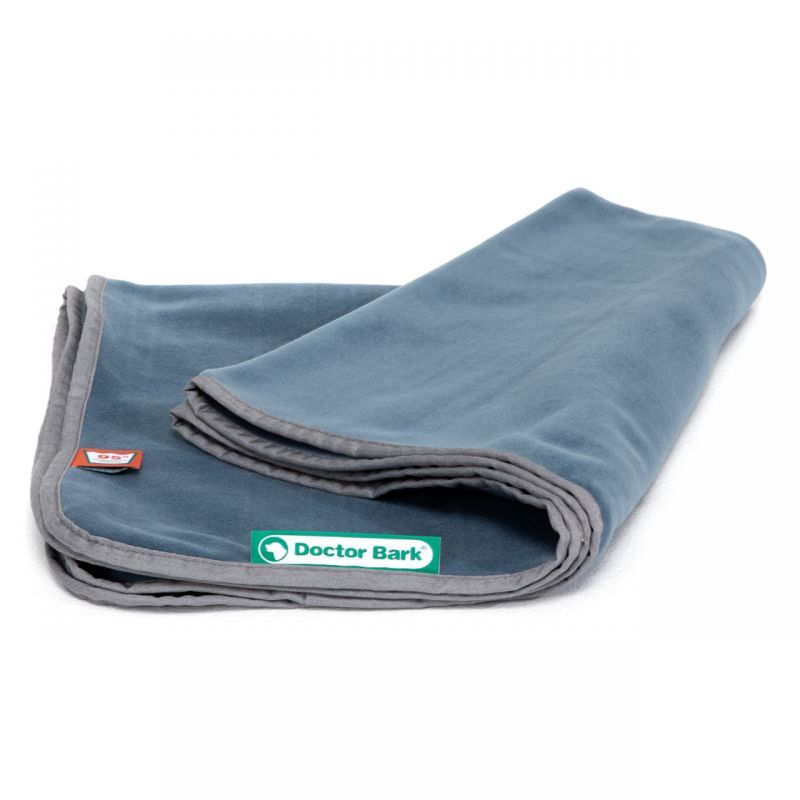 DoctorBark Kuscheldecke blaugrau