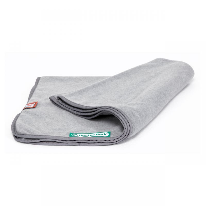DoctorBark Kuscheldecke hellgrau